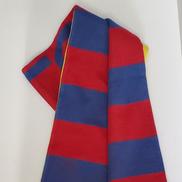 NIKE FCB La Liga Team SCARF Fandom Gear Knit Embroidered Crest Patch Team Swag - Picture 2 of 7